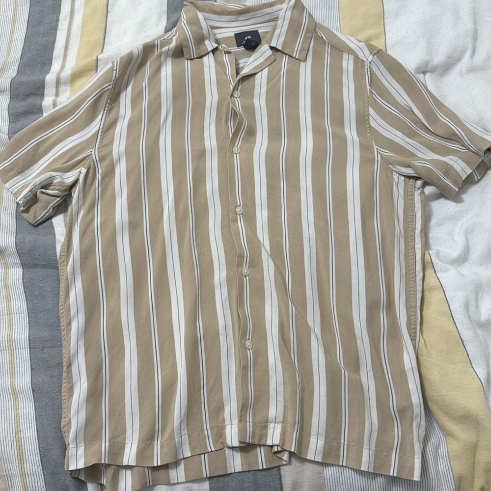 H&M stripped polo